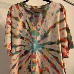 Tie dye oversized t shirt